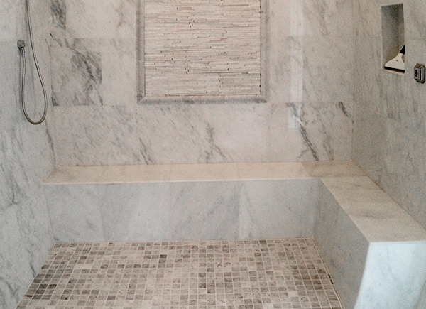 White Carrera Marble Restoration in Nashville, TN