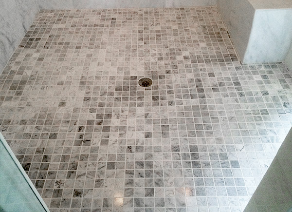 White Carrera Marble Restoration in Nashville, TN