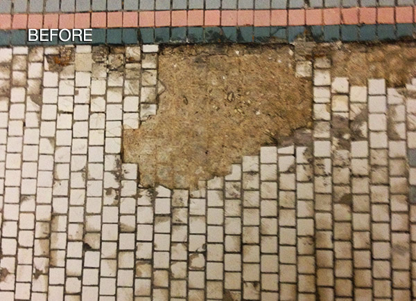 porcelain-mosaic-damage