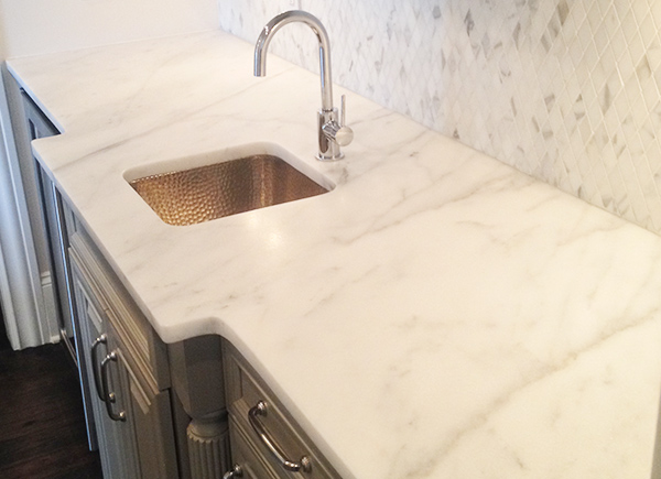 White Carrera Marble Restoration in Nashville, TN