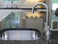 Kitchen Sink on Granite Counter