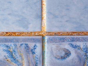 Discolored Grout
